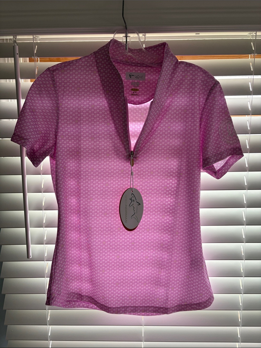 Greg Norman women’s Short Sleeve Zip Polo